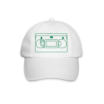 VHS-Band - Baseballkappe - Weiß/Weiß - Vorne