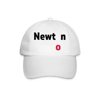 Newton - Wissenschaft - Baseballkappe - Weiß/Weiß - Vorne