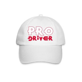 Pro Driver - Baseballkappe - Weiß/Weiß - Vorne