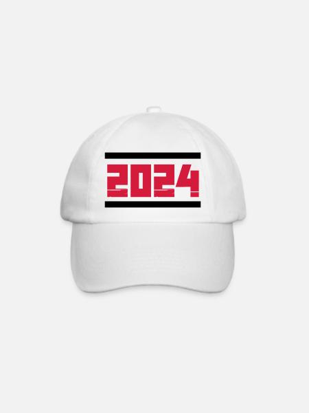 2024 - Baseballkappe - Weiß/Weiß
