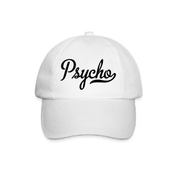Psycho - Baseballkappe - Weiß/Weiß - Vorne