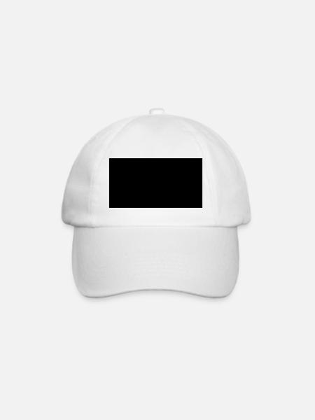 rechteck - Baseballkappe - Weiß/Weiß