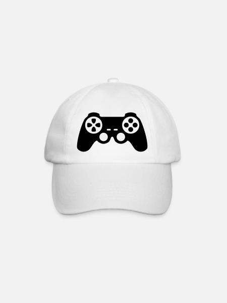Controller - Baseballkappe - Weiß/Weiß