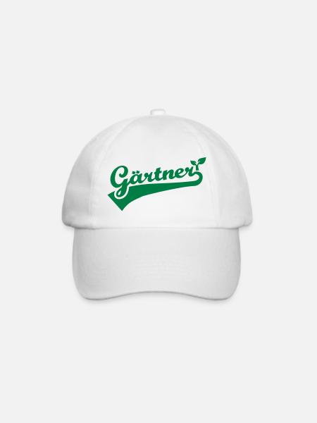 Gärtner - Baseballkappe - Weiß/Weiß