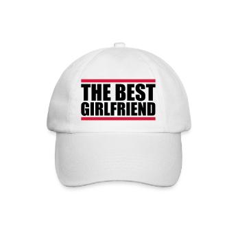 the best girlfriend - Baseballkappe - Weiß/Weiß - Vorne