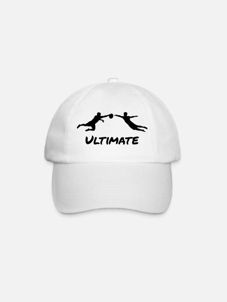Ultimate Frisbee - Men - Baseballkappe - Weiß/Weiß