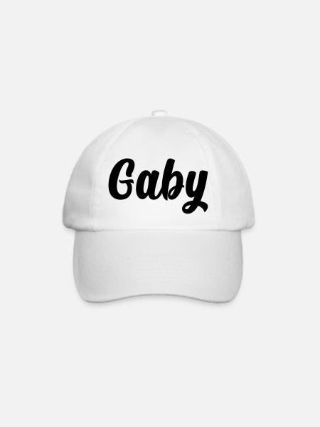 Gaby - Baseballkappe - Weiß/Weiß