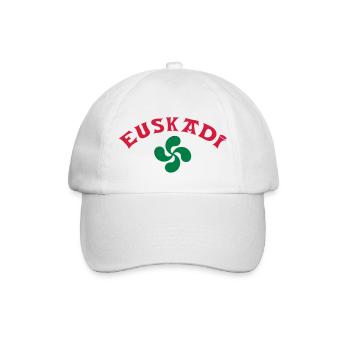 Euskadi - Baseballkappe - Weiß/Weiß - Vorne