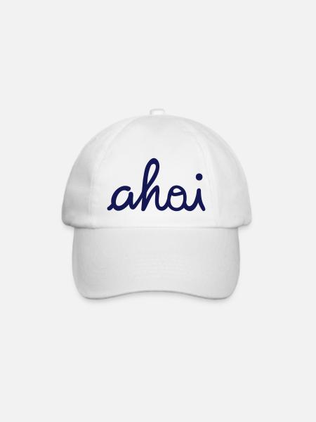 ahoi - Baseballkappe - Weiß/Weiß