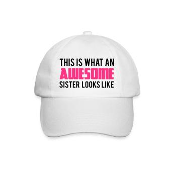 Sister - Baseballkappe - Weiß/Weiß - Vorne