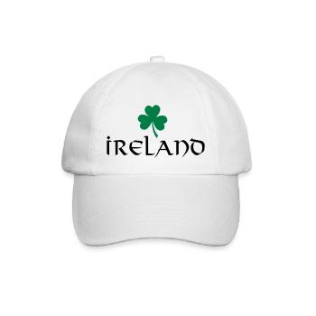 Ireland - St. Patrick's Day - Baseballkappe - Weiß/Weiß - Vorne