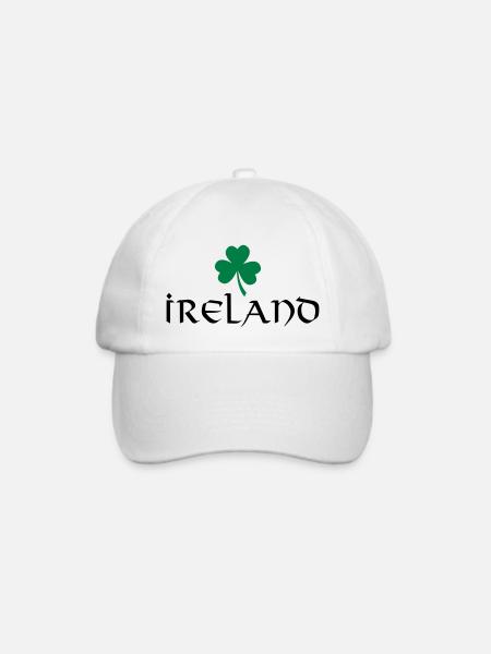 Ireland - St. Patrick's Day - Baseballkappe - Weiß/Weiß