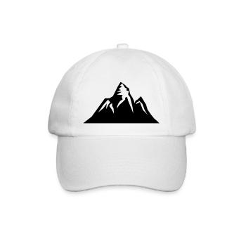 mountain - Baseballkappe - Weiß/Weiß - Vorne