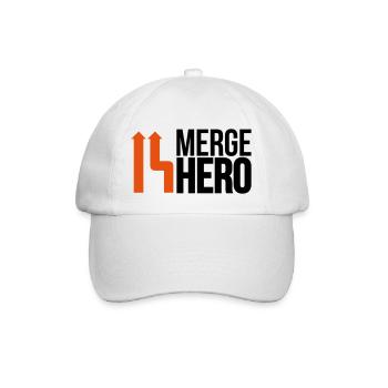 Merge Code Held - Baseballkappe - Weiß/Weiß - Vorne