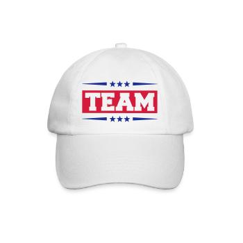 team - Baseballkappe - Weiß/Weiß - Vorne