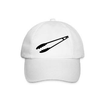 Einzel neue Grillzange Grill - Baseballkappe - Weiß/Weiß - Vorne