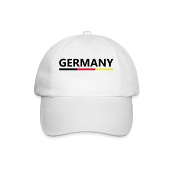 Germany - Baseballkappe - Weiß/Weiß - Vorne
