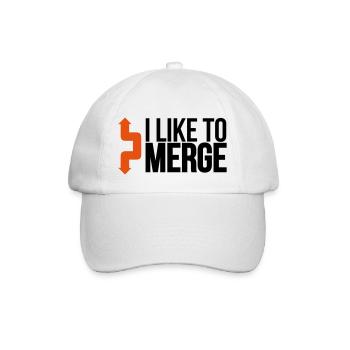 merge_hero4_2f - Baseballkappe - Weiß/Weiß - Vorne