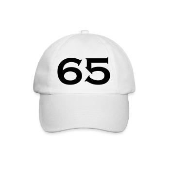 65 - Baseballkappe - Weiß/Weiß - Vorne