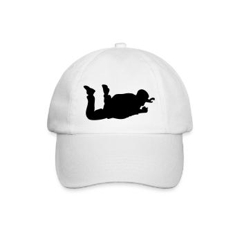 Skydiver - Baseballkappe - Weiß/Weiß - Vorne