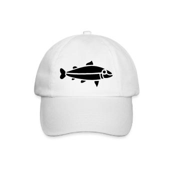 "Celtic" Fish - Baseballkappe - Weiß/Weiß - Vorne
