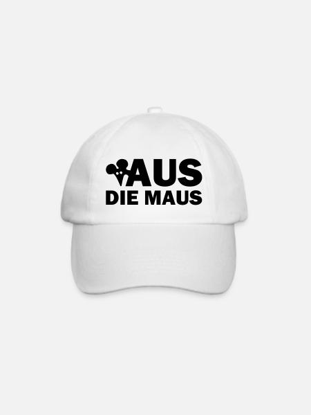 Aus die Maus - Baseballkappe - Weiß/Weiß