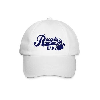 Rugby DAD - Baseballkappe - Weiß/Weiß - Vorne