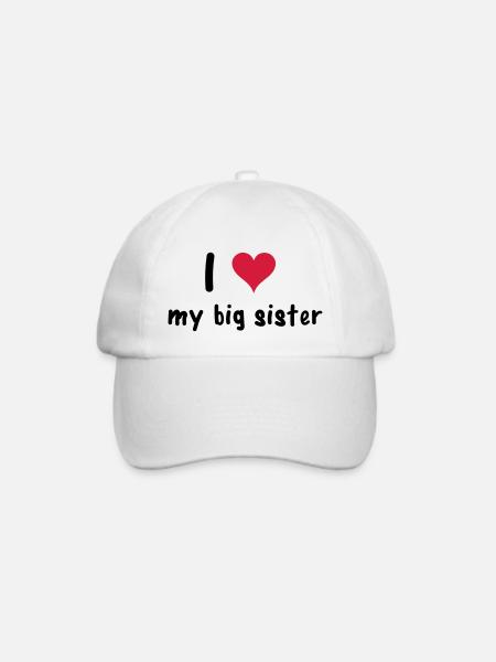Sister - Baseballkappe - Weiß/Weiß