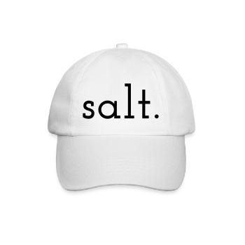 SALT BLACK - Baseballkappe - Weiß/Weiß - Vorne