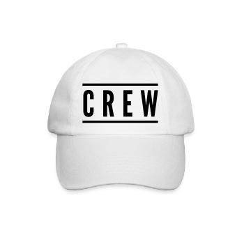 crew - Baseballkappe - Weiß/Weiß - Vorne