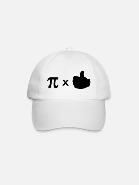 Pi mal Daumen - Baseballkappe - Weiß/Weiß