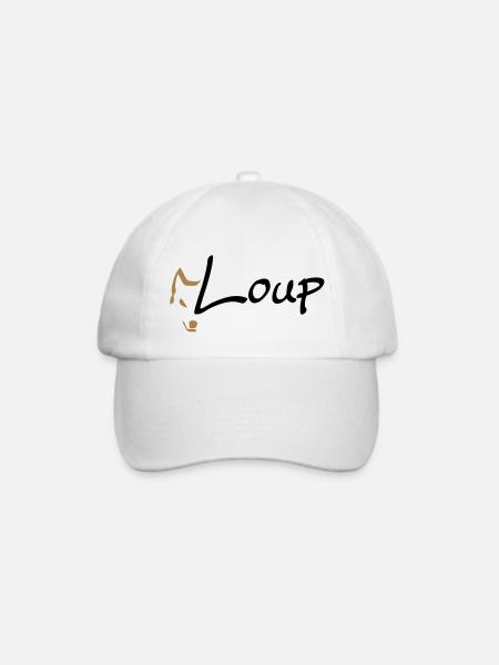 loup - Baseballkappe - Weiß/Weiß