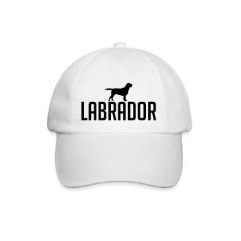 LABRADOR Hunderasse - Baseballkappe - Weiß/Weiß - Vorne