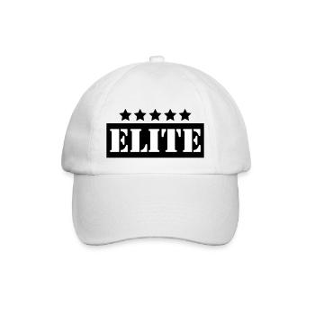 Elite - Baseballkappe - Weiß/Weiß - Vorne