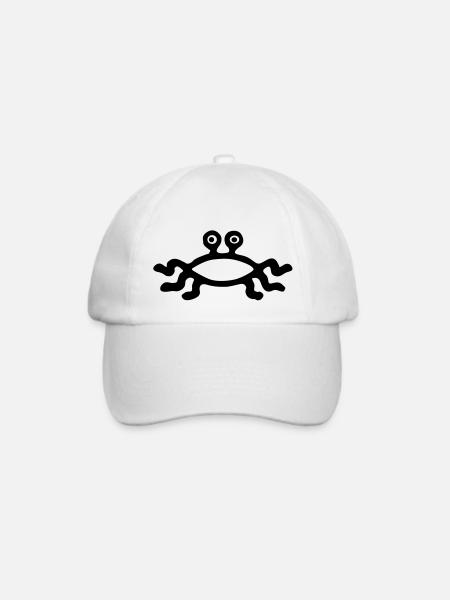 Flying Spaghetti Monster - Baseballkappe - Weiß/Weiß