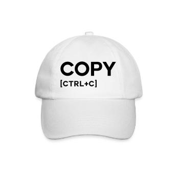 COPY CTRL BLACK - Baseballkappe - Weiß/Weiß - Vorne