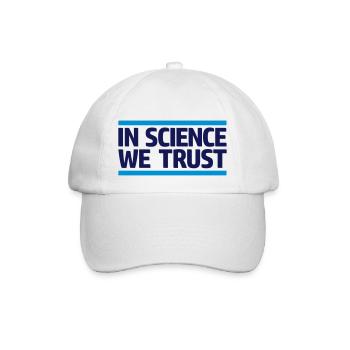 In Science We - Baseballkappe - Weiß/Weiß - Vorne