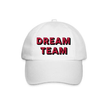 DREAMTEAM - Baseballkappe - Weiß/Weiß - Vorne