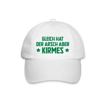 Kirmes - Baseballkappe - Weiß/Weiß - Vorne