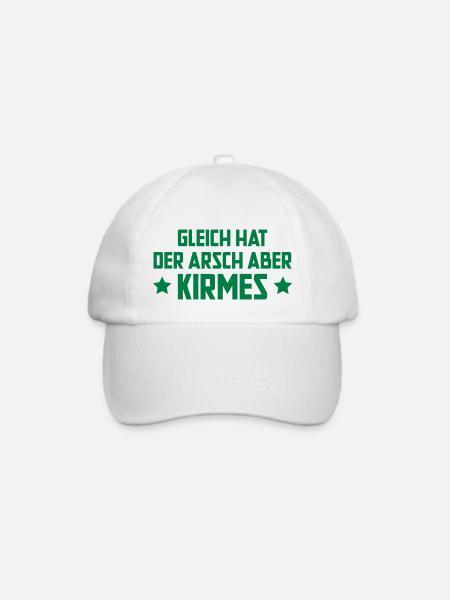 Kirmes - Baseballkappe - Weiß/Weiß