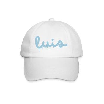 Name Luis - Baseballkappe - Weiß/Weiß - Vorne