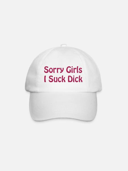 Sorry Girls - Baseballkappe - Weiß/Weiß