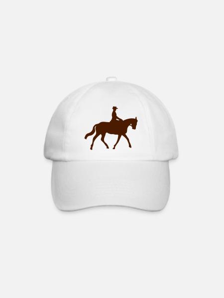Sport Reiten - Baseballkappe - Weiß/Weiß