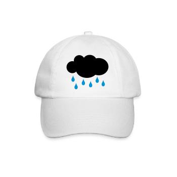 Regen - Baseballkappe - Weiß/Weiß - Vorne