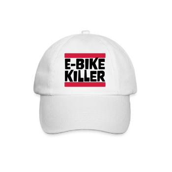 E BIKE KILLER - Baseballkappe - Weiß/Weiß - Vorne