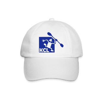 KCL männchen blau - Baseballkappe - Weiß/Weiß - Vorne