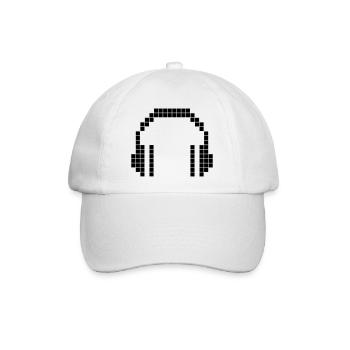 8 BIT Headphones - Baseballkappe - Weiß/Weiß - Vorne