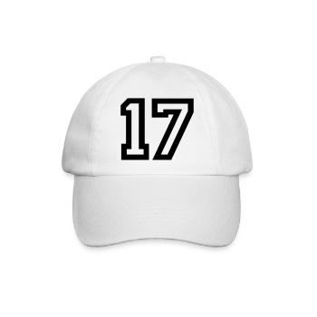 17 Collegestyle - Baseballkappe - Weiß/Weiß - Vorne