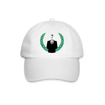 anonyme Farbe - Baseballkappe - Weiß/Weiß - Vorne