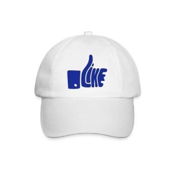 Like - Baseballkappe - Weiß/Weiß - Vorne